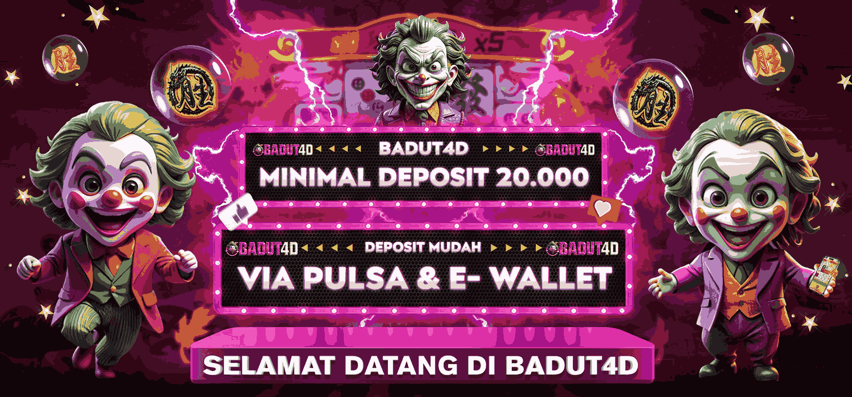 BADUT4D - DEPOSIT PULSA TANPA POTONGAN